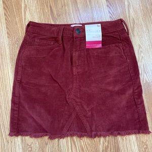 Corduroy Mini Skirt